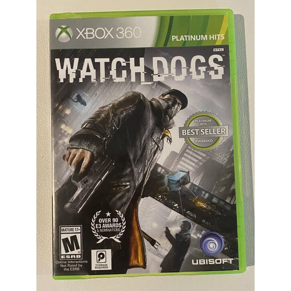 Watch Dogs -Signature Edition Microsoft Xbox 360 2014 Game Disc And Case